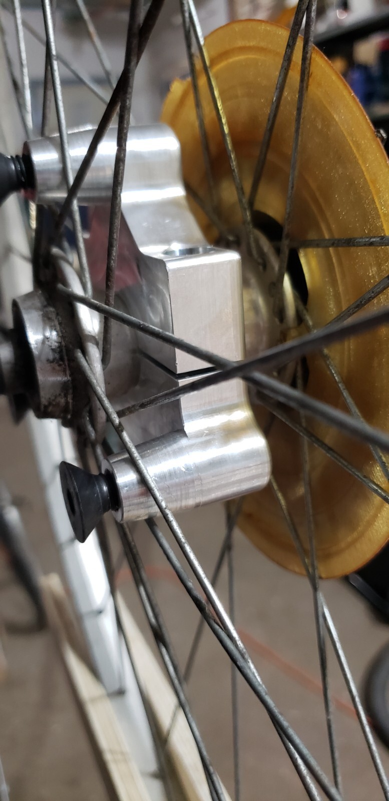 CDHPOWER Rear Hub Adapter 1.5" for Spoke Wheels Gas Motorized Bicycle Engine kit