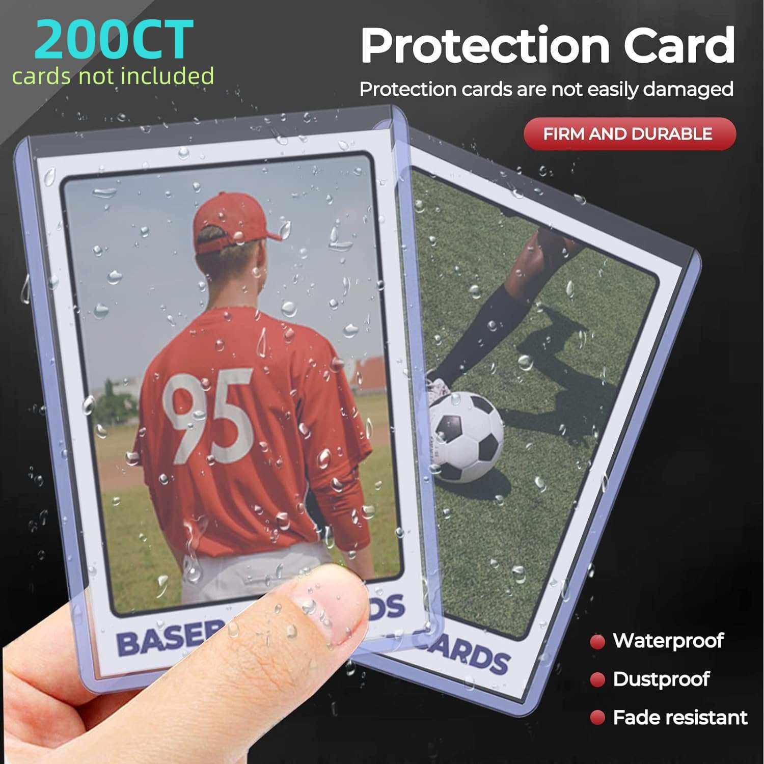 200ct Ultra PRO 3"x4" Regular Toploaders + 200 Sleeves for 35pt Sports Card