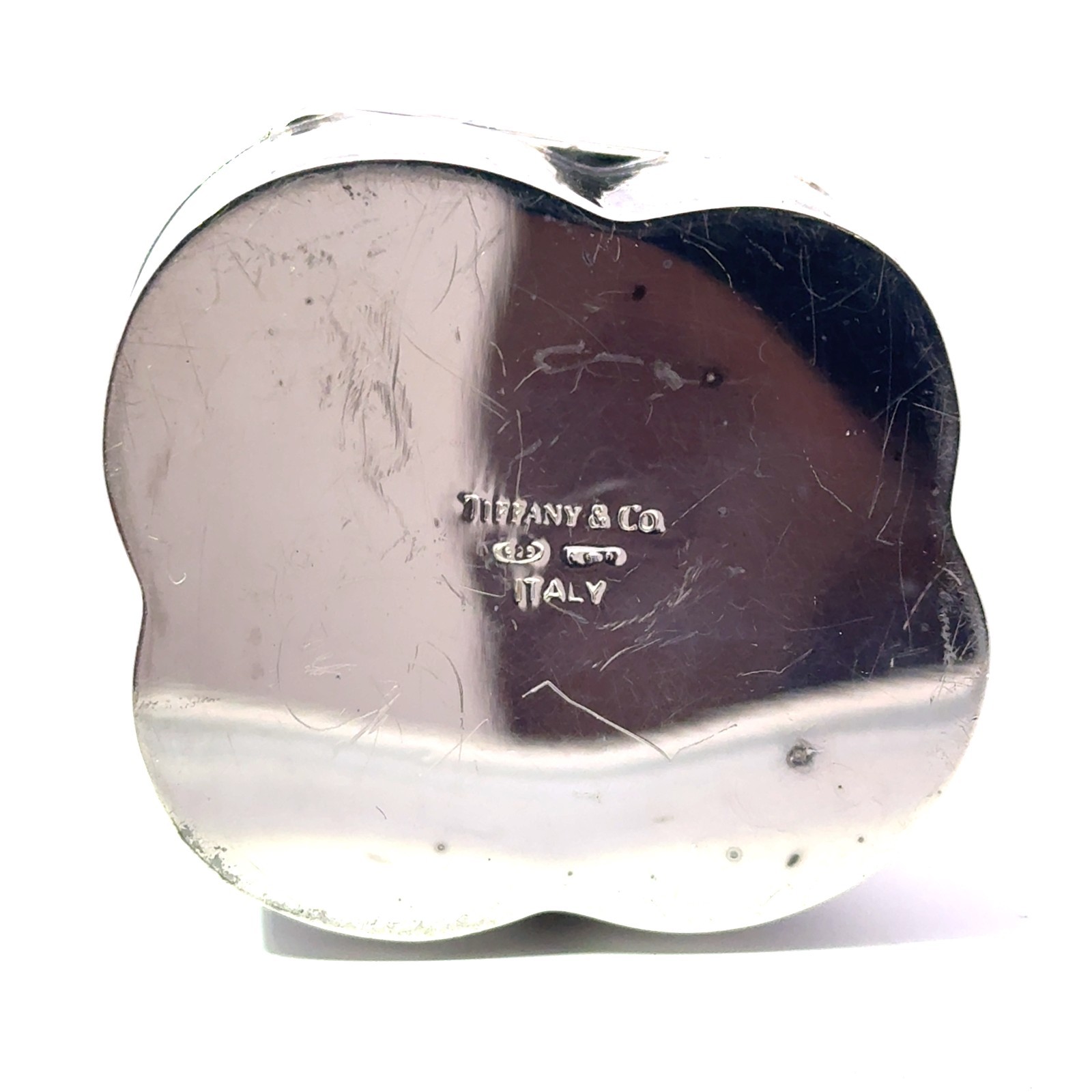 Tiffany & Co. Sterling Silver 925 Frog on Lily Pad Pill Box