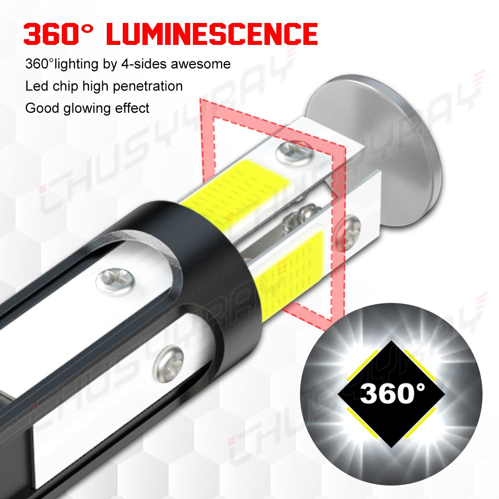 For 2010 Dodge Charger LED Headlight Low Beam 6000K White Bulbs super bright