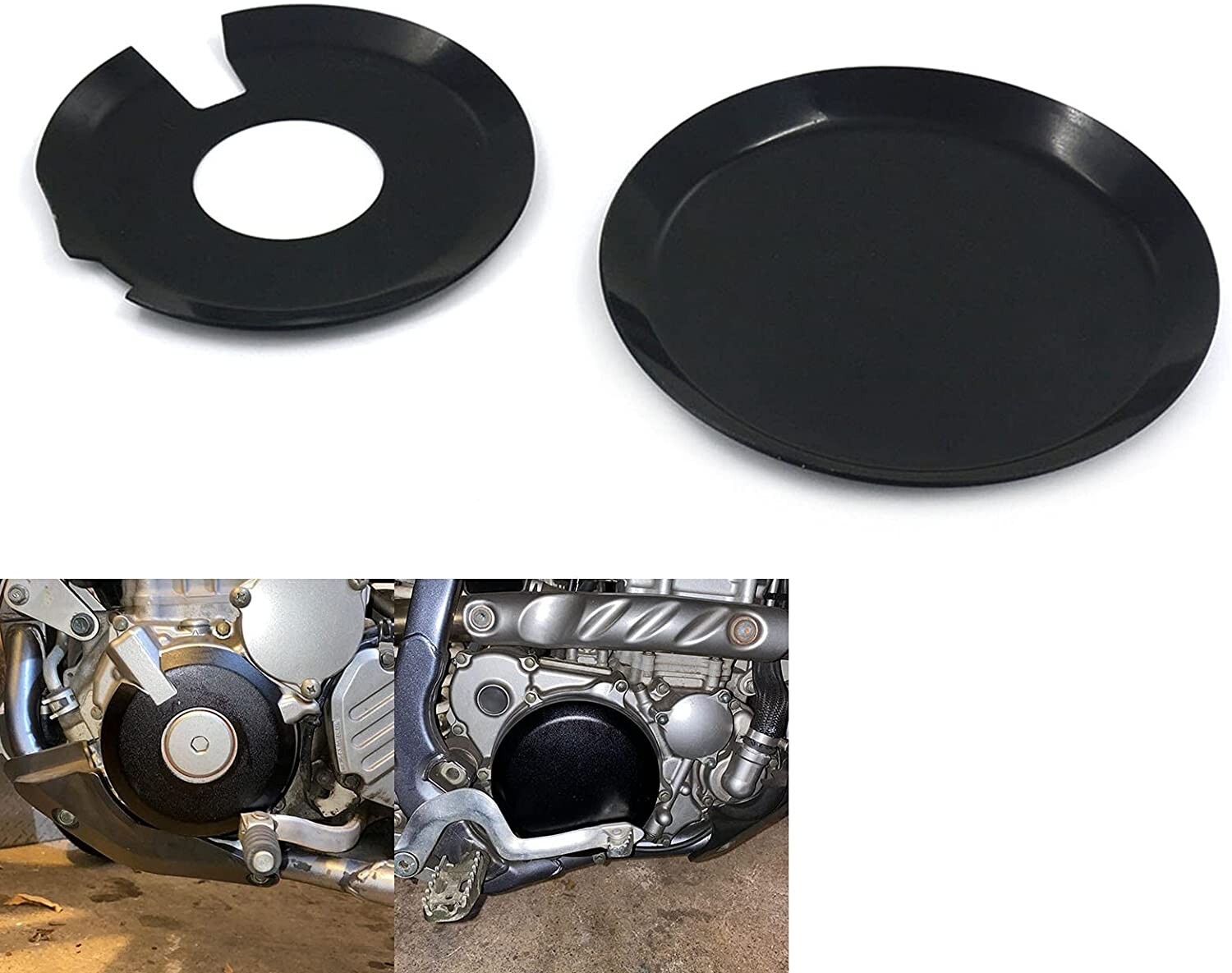 Engine Clutch Case Cover Protector Guards For Suzuki DR-Z400E 400S DRZ400SM