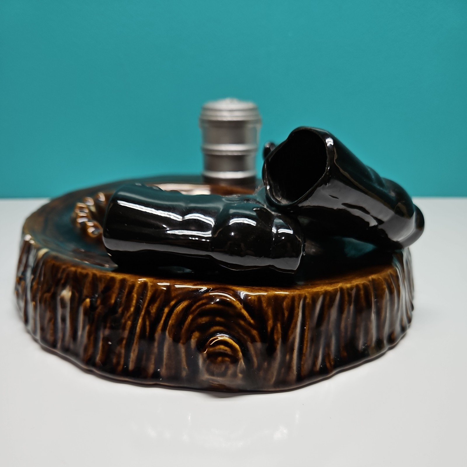 Vintage Coal Miner's Ashtray Large 11” Ceramic