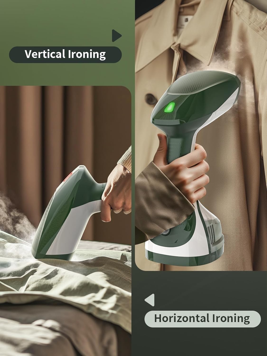 MEJOR Plancha Viajera Para Ropa Antiadherente Vapor Spray Y Seca de vapor NUEVO