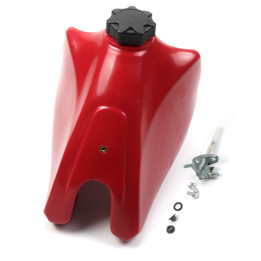 For Honda XR200R 1985-2002 Plastic Fuel Tank & Gas Cap Red