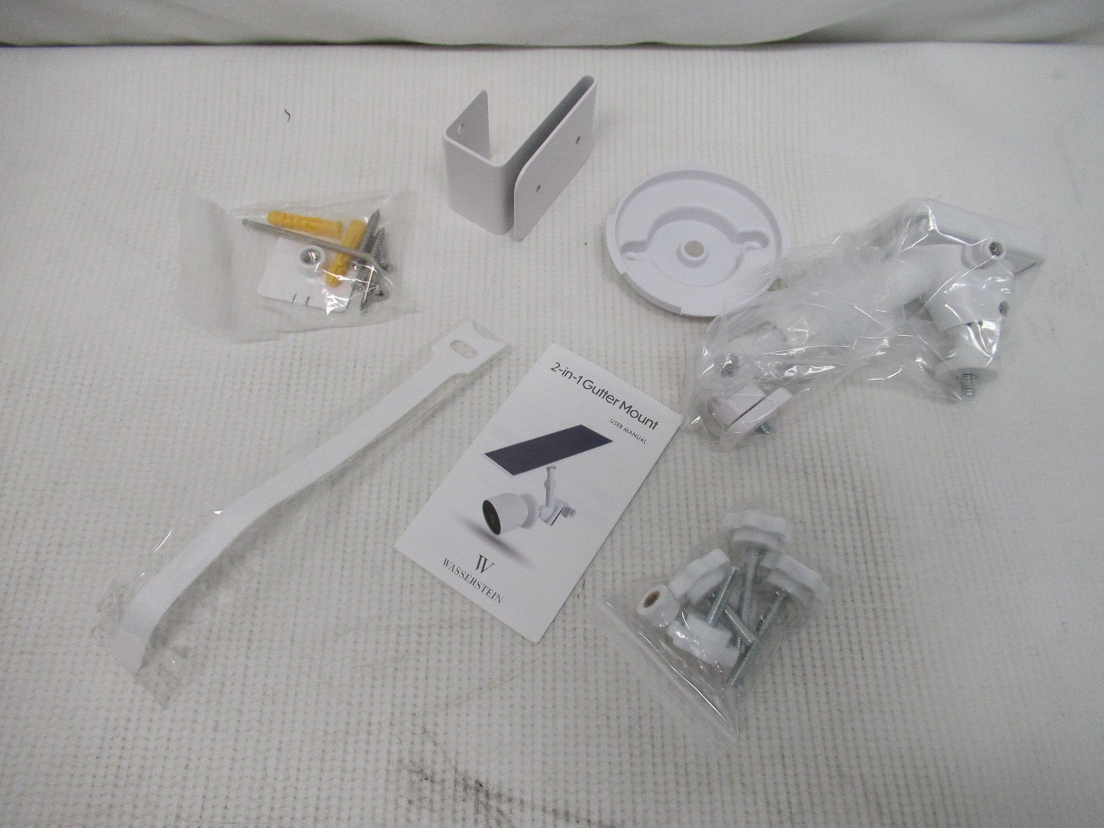 Wasserstein 2-in-1 Gutter Mount for Camera and Solar -Google Nest Cam (Battery)