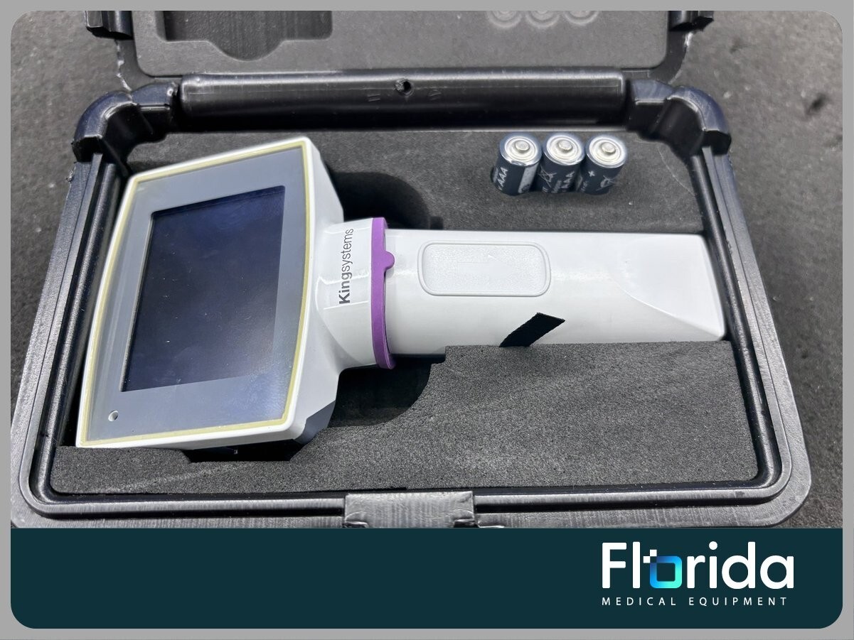 Kingvision Video Laryngoscope Set With Case And Batteries Bundle
