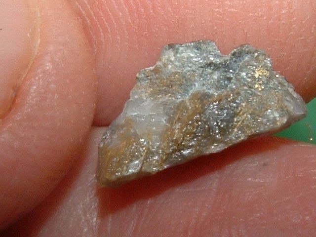 GOLD QUARTZ SPECIMEN .41 GRAM GOLD IN MATRIX COLORADO