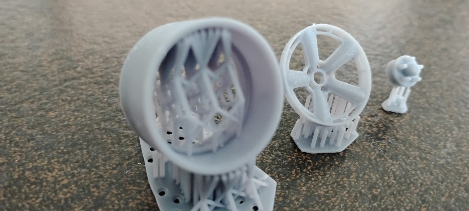 1/24 Scale Resin 20" American Racing Wheels & Michelin Tires 3d Printed