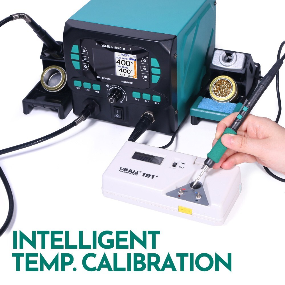YIHUA 992D-II Hot Air Rework Station for Microscope Soldering Electronic Repair