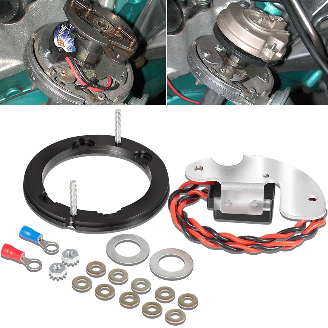 Electronic Ignition Conversion Kit for Pertronix 1181 Fits Delco 1957-1974 8 Cyl