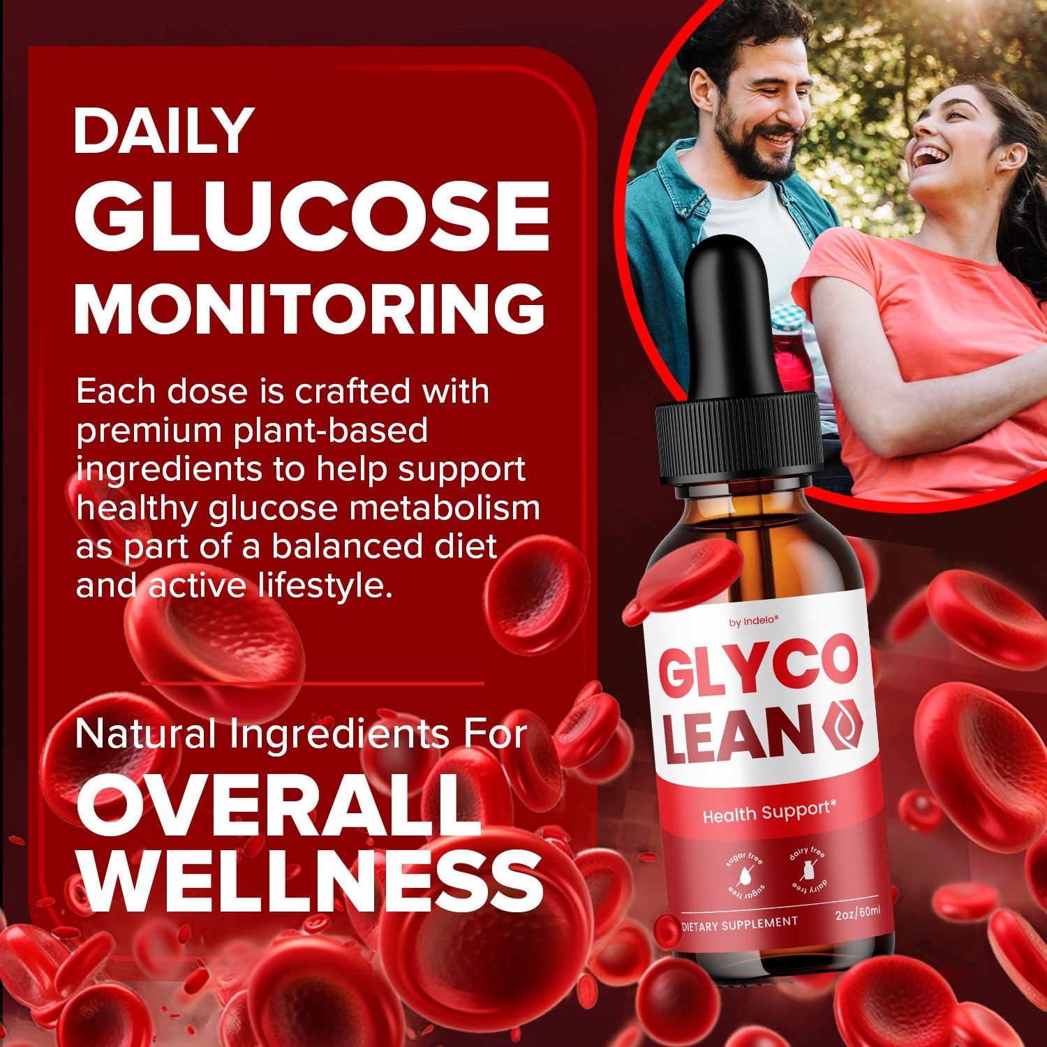 (5 Pack) Glyco Lean Liquid Drops – GlycoLean Drops Extra Strength Natural Blend