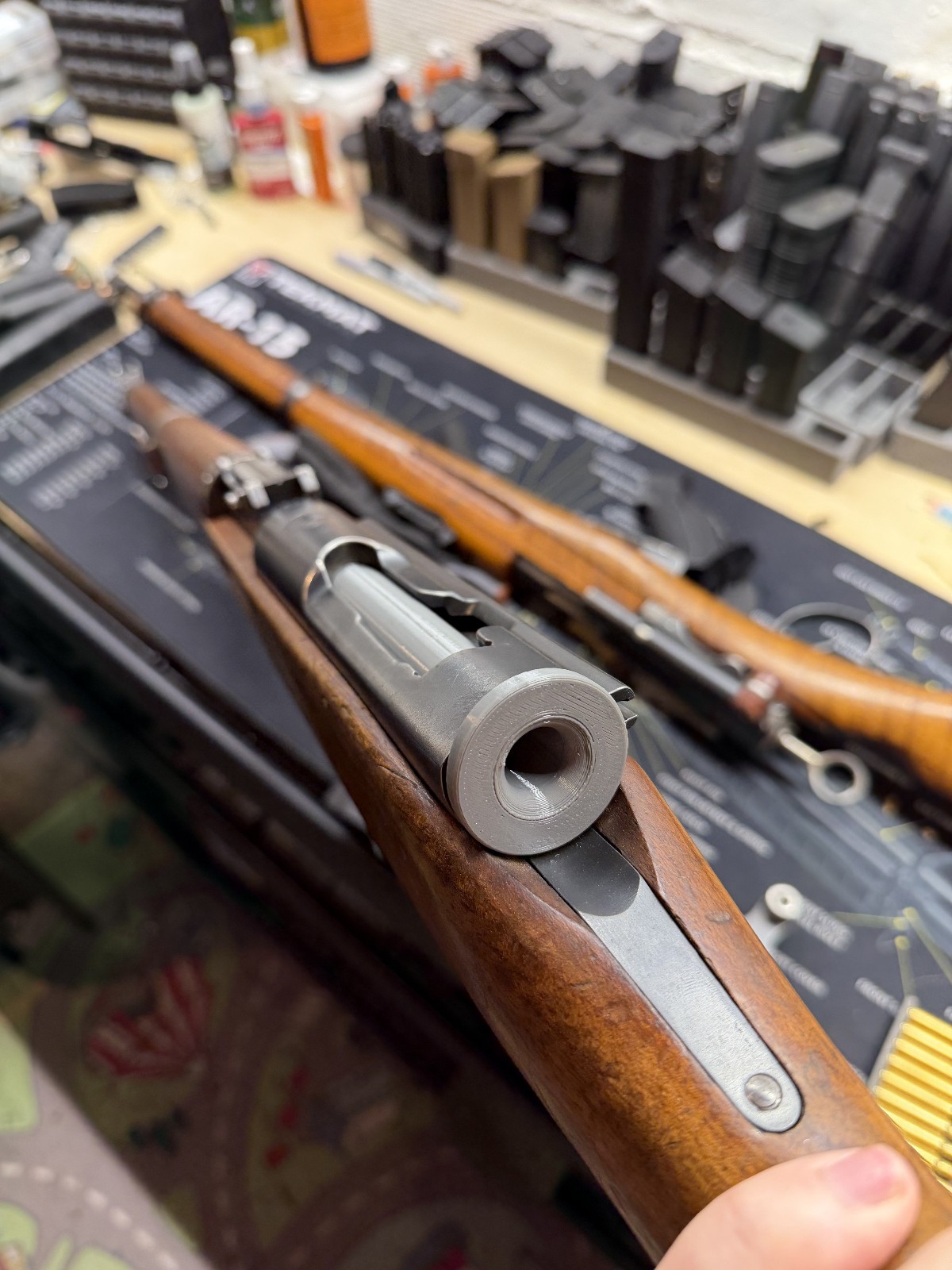 Swiss K31 Cleaning Rod Guide - Makes Cleaning Easy! Manufactured in USA