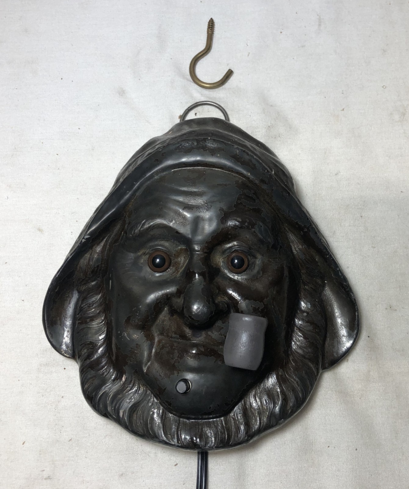 Antique Wall Sconce Fisherman Germany Vtg Nautical Light Fixture Art USA #i91