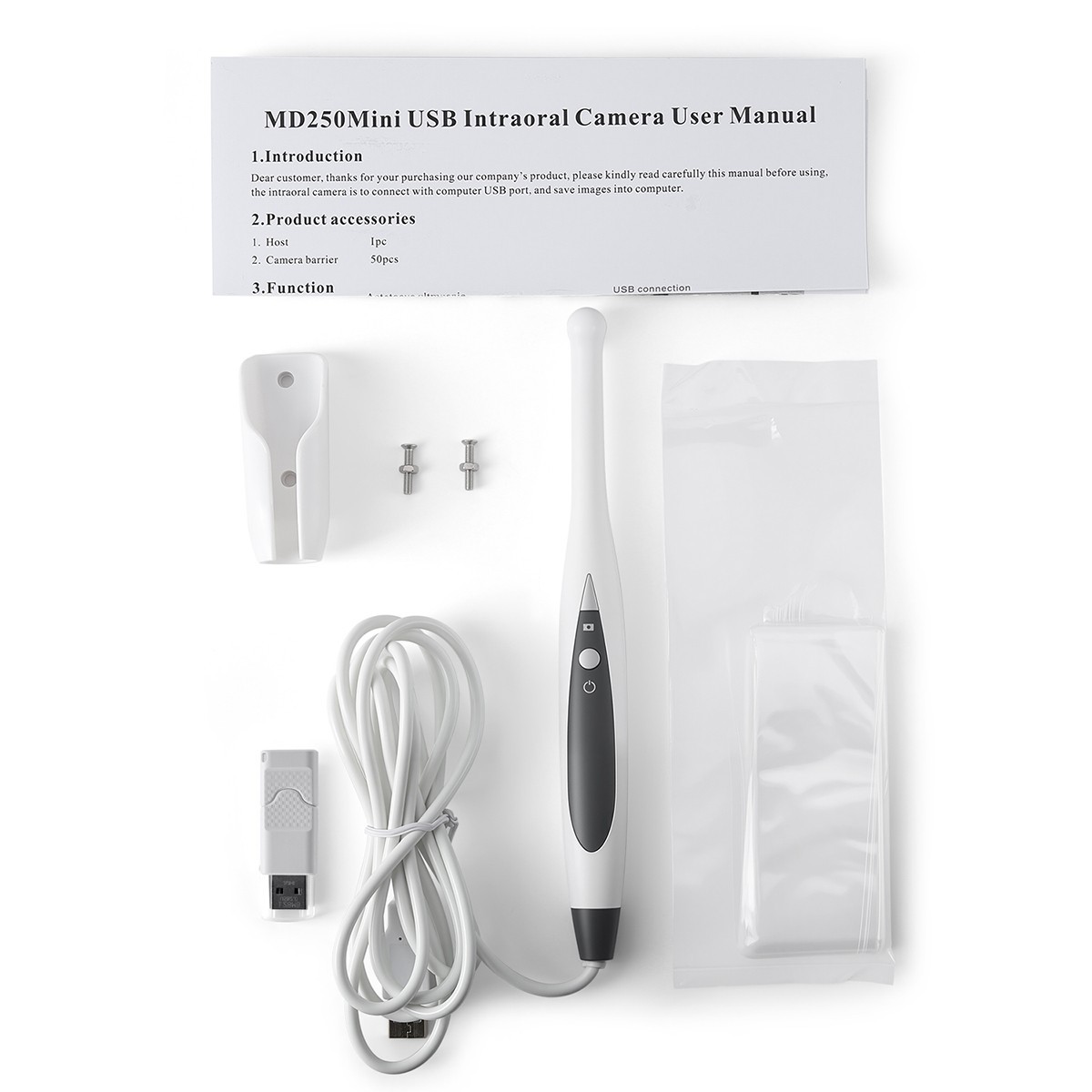 Dental USB HD 720P Intraoral Camera Imaging Intra Oral Endoscope 6 LEDS