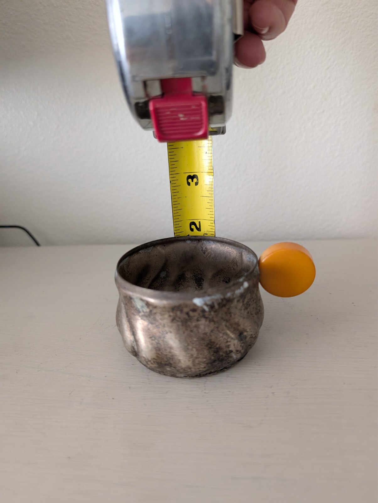 Bakelite European Elegant Cup W/Amber Handle (Listing #144)