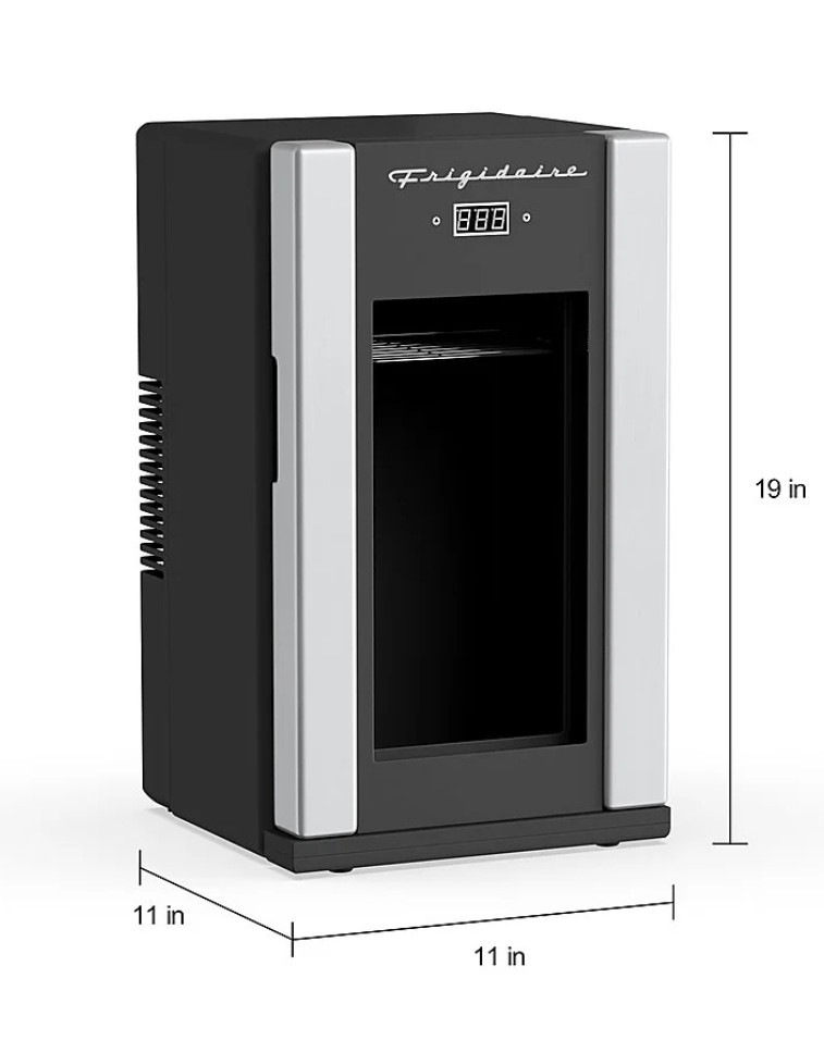 Frigidaire EFMIS567 Retro Beverage Fridge 18 Can Mini Cooler 4 Wine Bottle Works