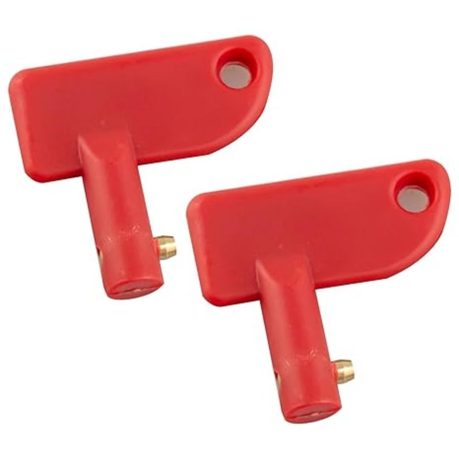 2PCS Battery Disconnect Switch Key, Mini Battery Disconnect Isolator Key, Power