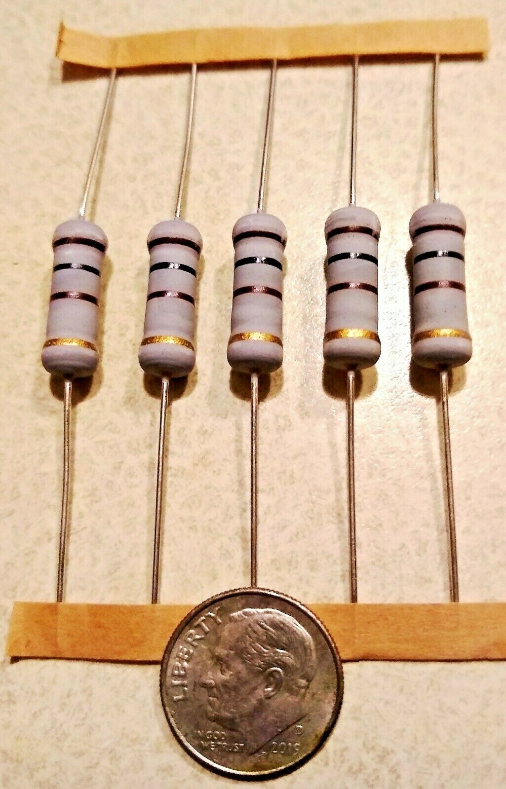 5 PCS 3Watt  Metal Oxide Film Resistors 3W Resistor 5% YOU CHOOSE VALUE