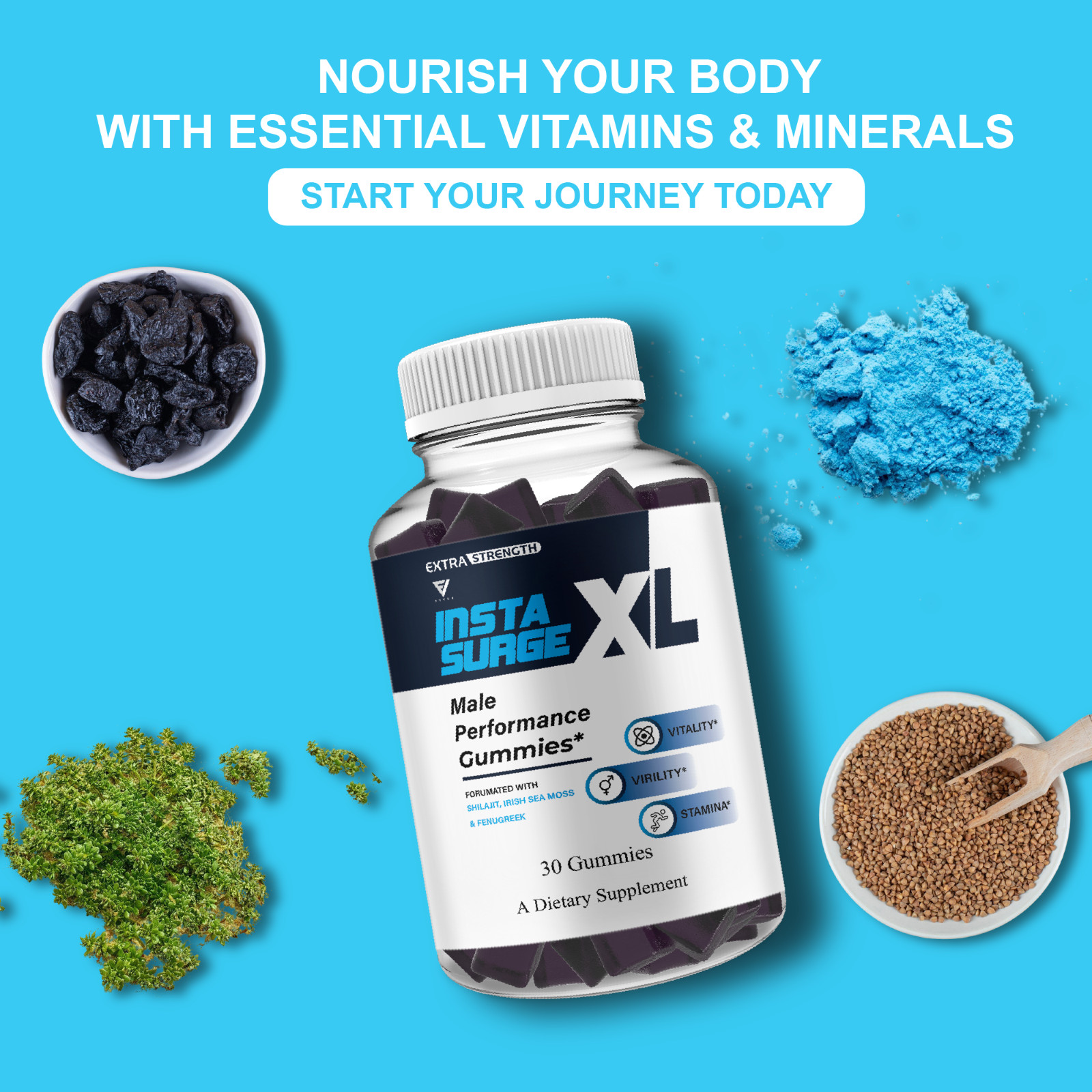 Insta Surge XL Performance, InstaSurgeXL Advanced Formula (30 gummies)