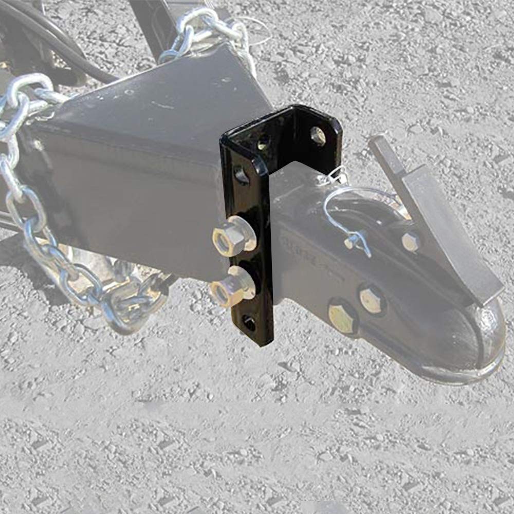 3-Position Adjustable Trailer Coupler Channel Bracket, 3" Inner Width with 2"...