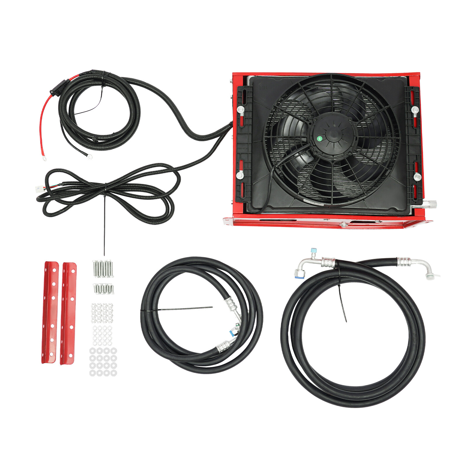 11000 BTU 12V Truck Cab Air Conditioner Split A/C For Semi Trucks Bus RV Caravan