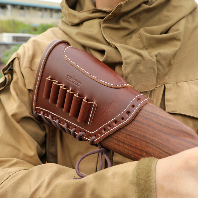 Tourbon Shooting Recoil Pad Rifle Cheek Rest Riser Gun Ammo Hold Buttstock Cover