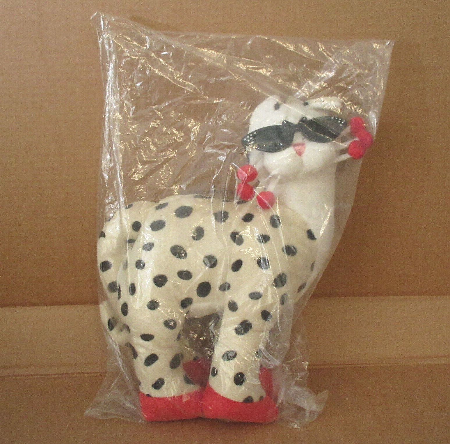 NOS Vtg WhimsiClay Whimsy Clay Amy Lacombe 14" SHANICE Sassy Cat Plush Stuffed
