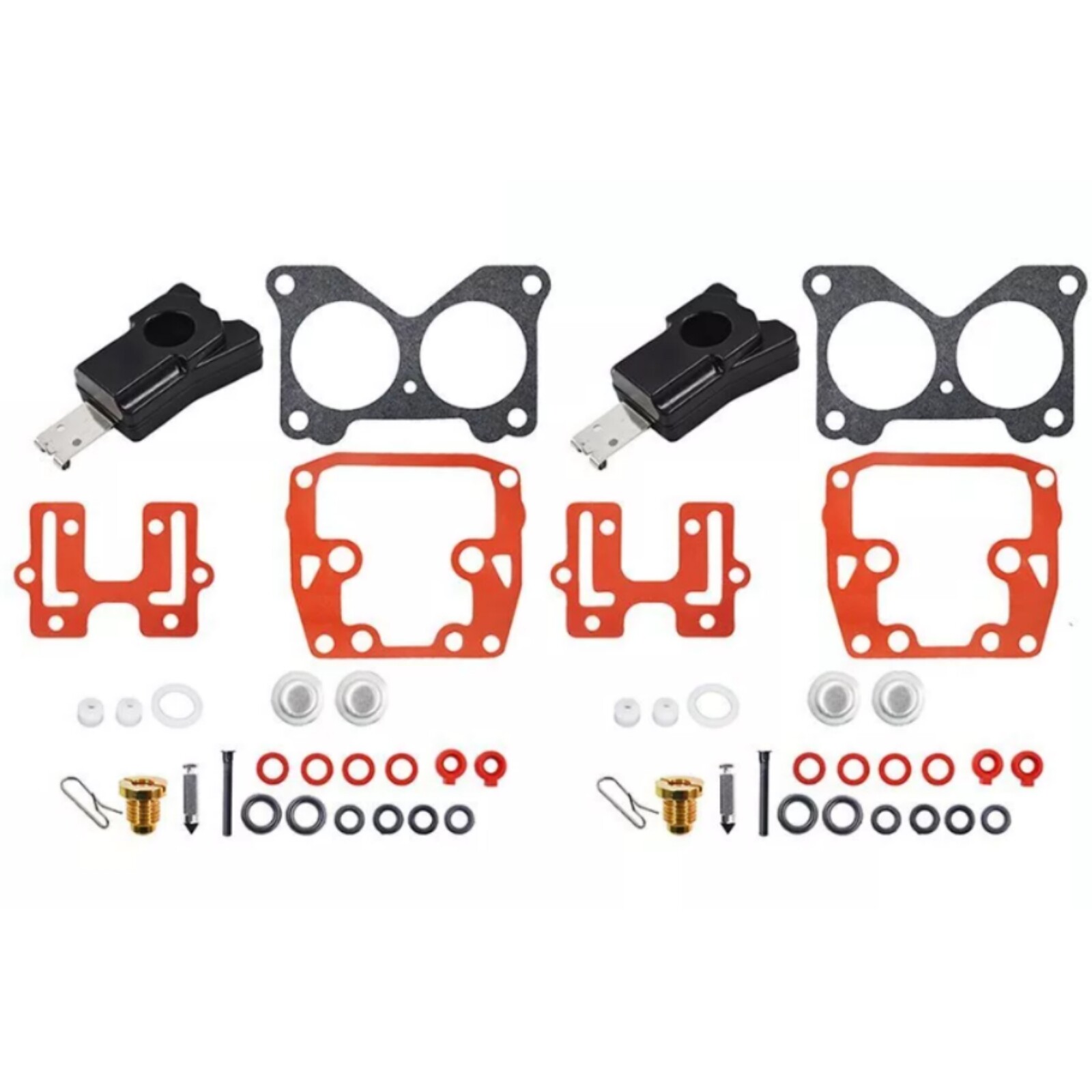 2X Carburetor Rebuild Kit Johnson Evinrude V4 85 88 90 100 115 125 140 HP 439076