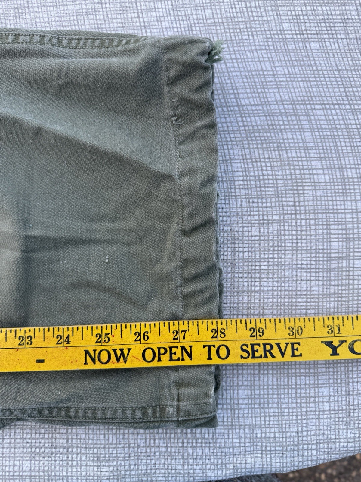 US Military M-1951 Field Trousers Korean War Era Regular Medium Green - 3 pairs