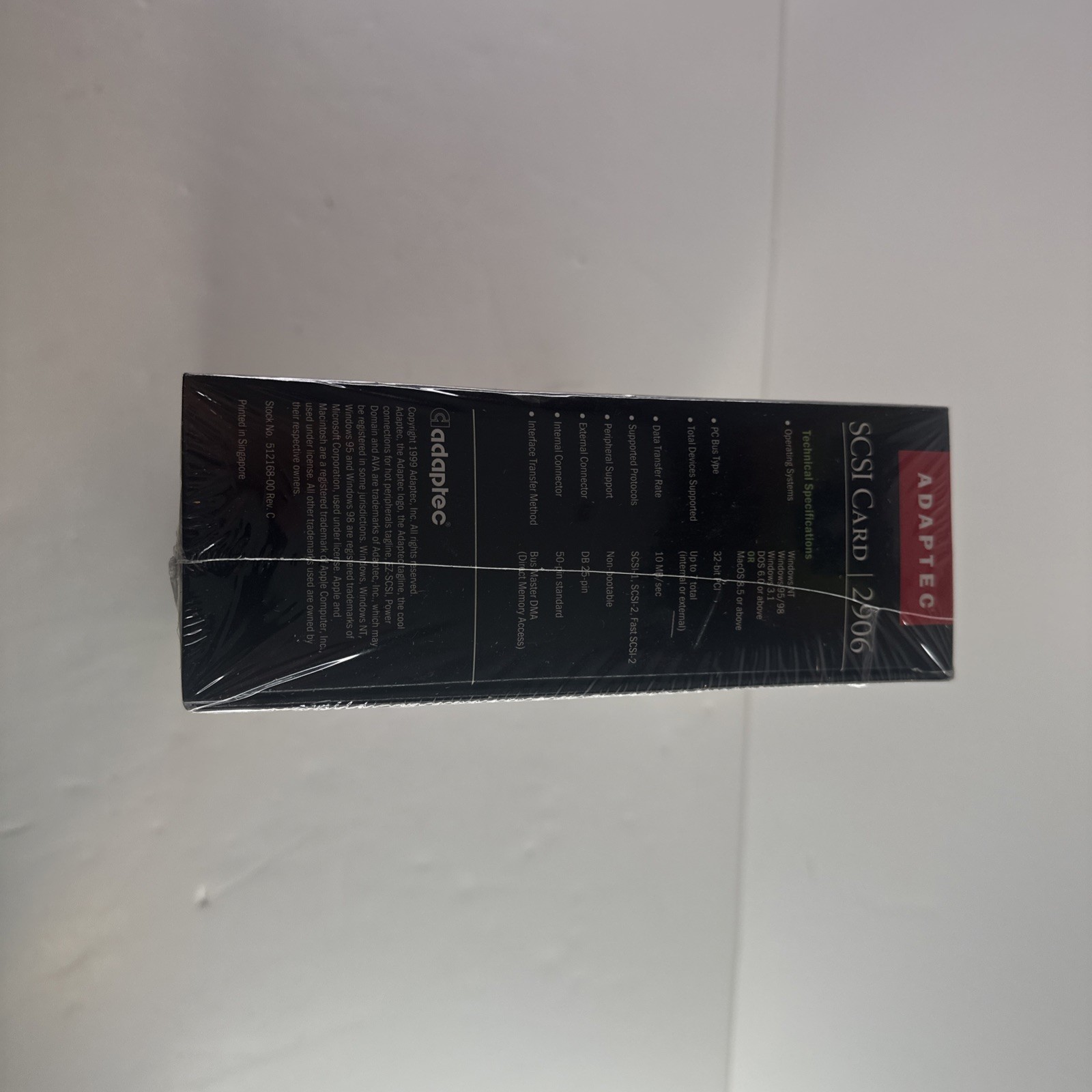 Adaptec SCSI Card 2906 for Mac/PC (NEW SEALED)