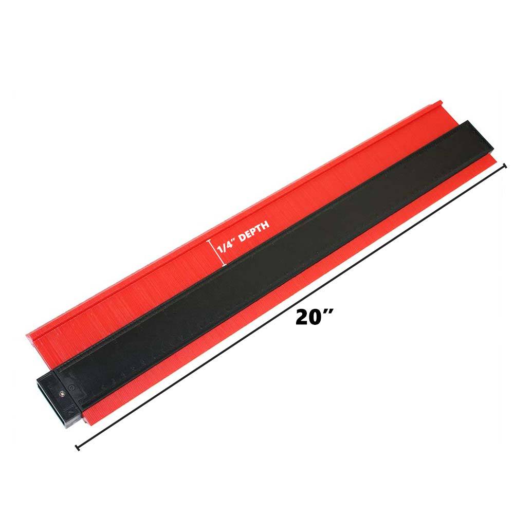 20 Inch Plastic Contour Gauge Duplication Profile Tool - Big Horn 19062