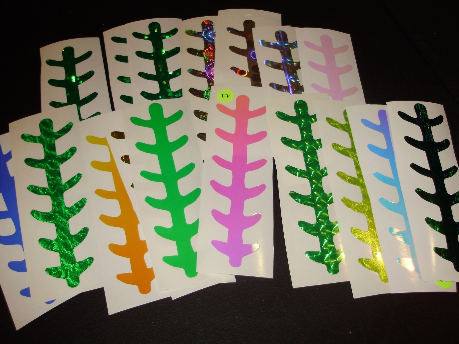 2" Ladderback Die Cuts 12 Pack Assorted Patterns/Colors Available