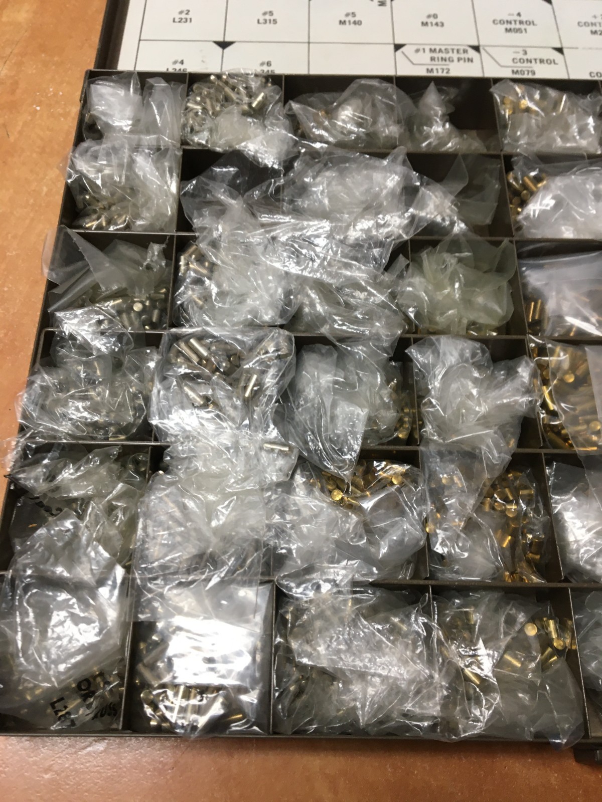 Russwin Keying Kit R-2 System 70 for 800 Cylinder Core Pt. 411f38