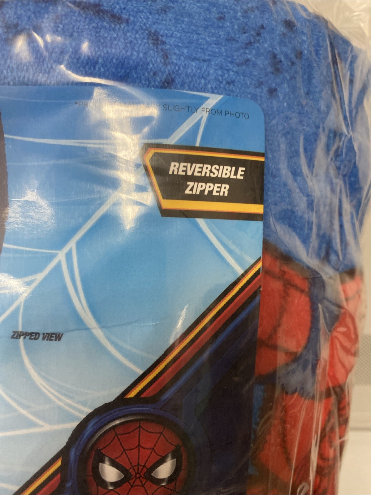 Marvel Spider-man Youth Sleeping Bag/Blanket Size 56” X 27”