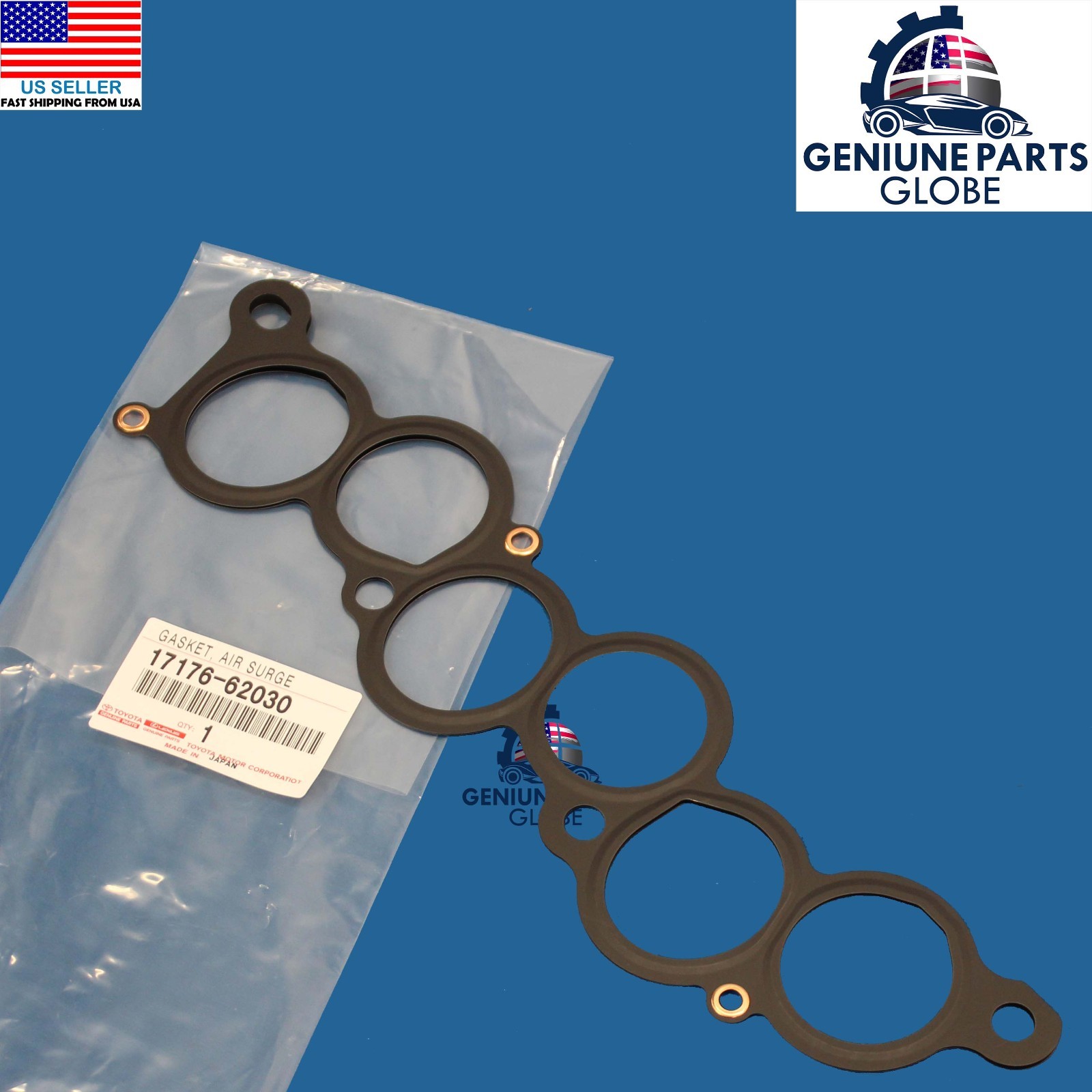 GENUINE TOYOTA CAMRY HIGHLANDER SIENNA AVALON INTAKE PLENUM GASKET 17176-62030