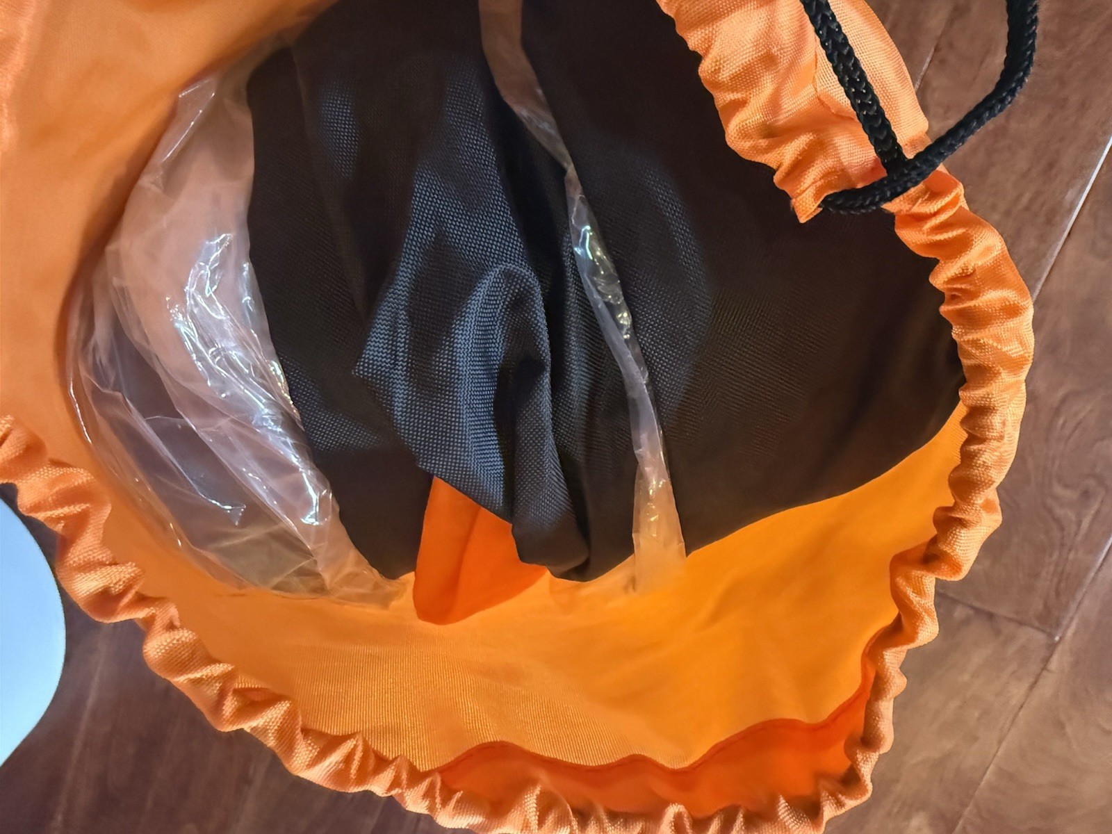 The Big Lounger, Inflatable Orange And Black