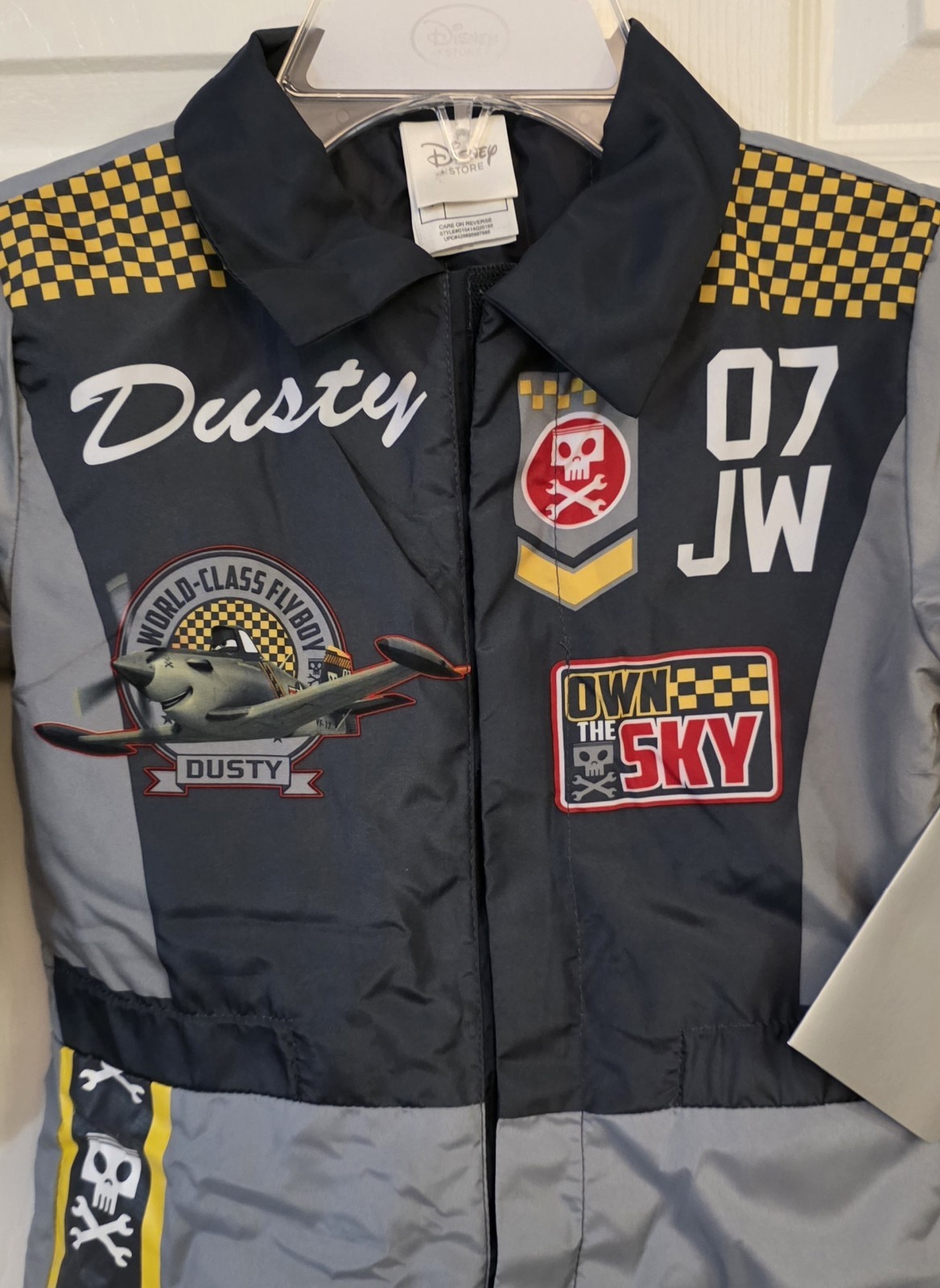 Disney Store Planes Dusty Crophopper Children's Costume Flight Suit Size 4 XS