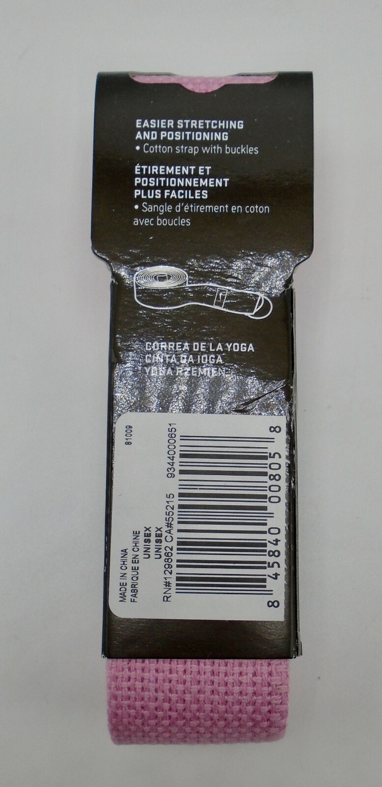 Nike Yoga Strap Pink/White Durable