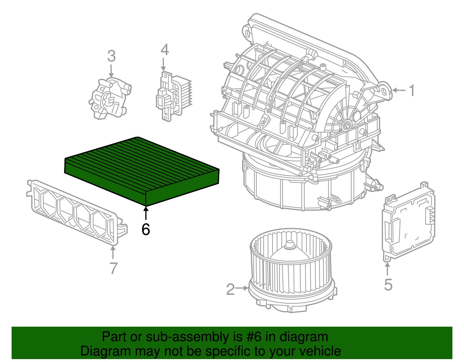 2 pieces OEM GENUINE PART 80292-SDA-407 Honda Cabin Air Filter