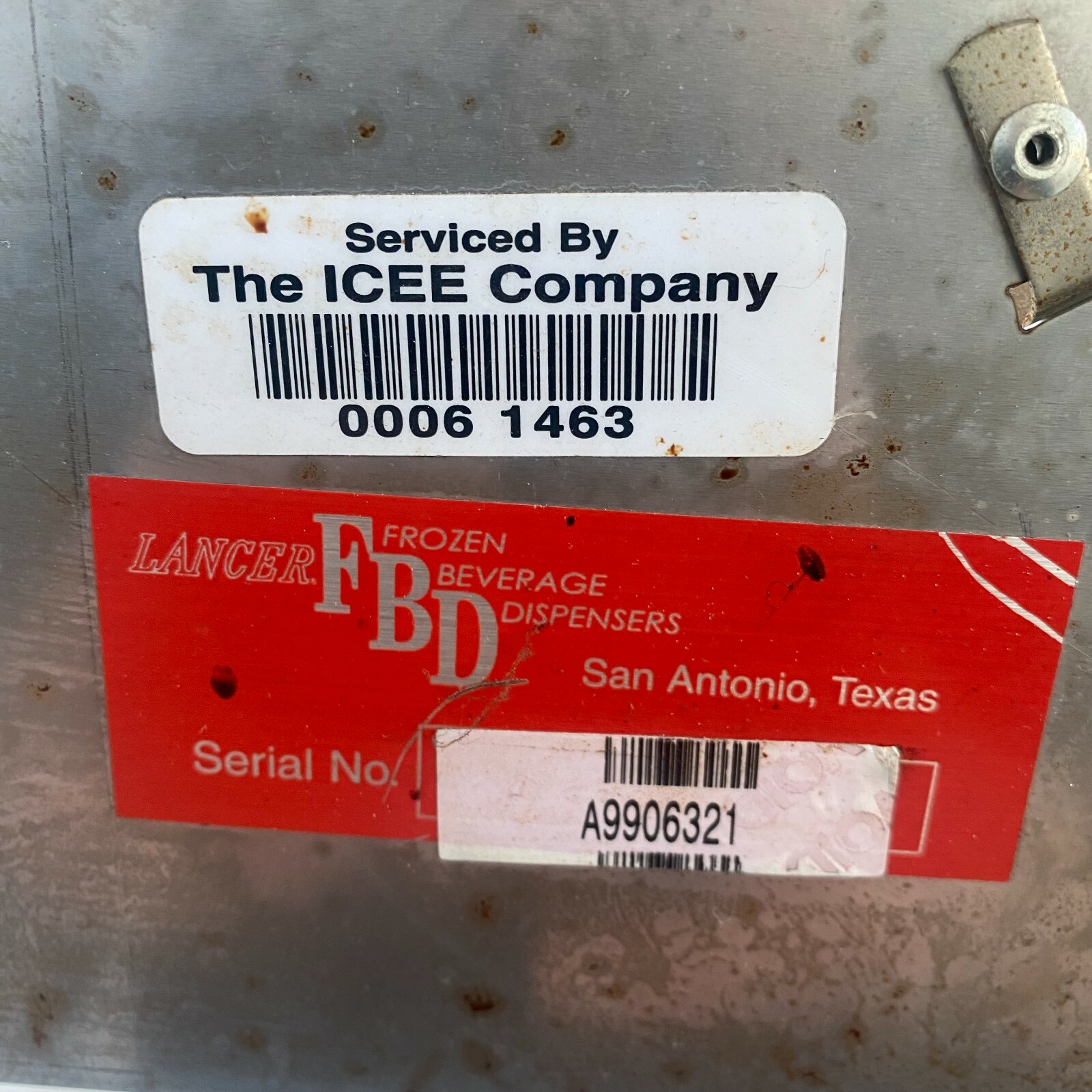 LANCER FBD500 Slushy Frozen Carbonated Beverage Dispenser Control Board Panel