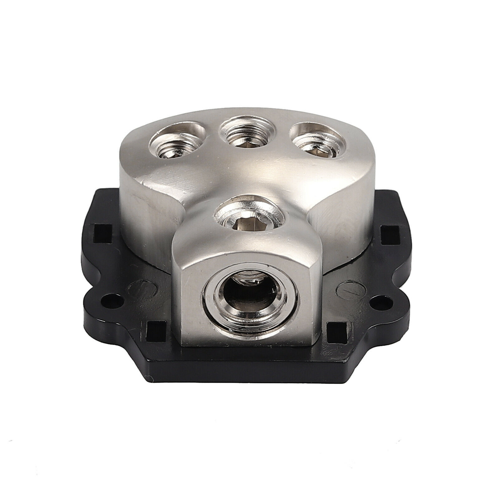 3Way Distribution Block Car Audio-Power Wire Splitter 1*0 Gauge In 3*4 Gauge-Out