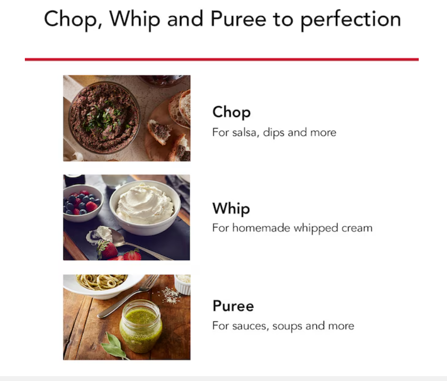 New KitchenAid 5-Cup Mini Food Chopper Cordless KFCB519BM, Matte Black