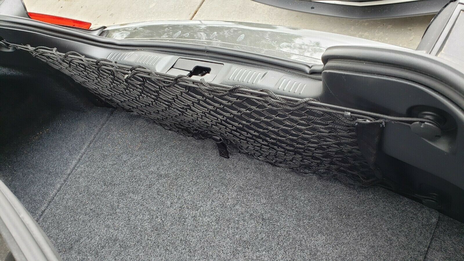 Rear Trunk Envelope Style Cargo Net for FORD MUSTANG 2015-2023 Brand New