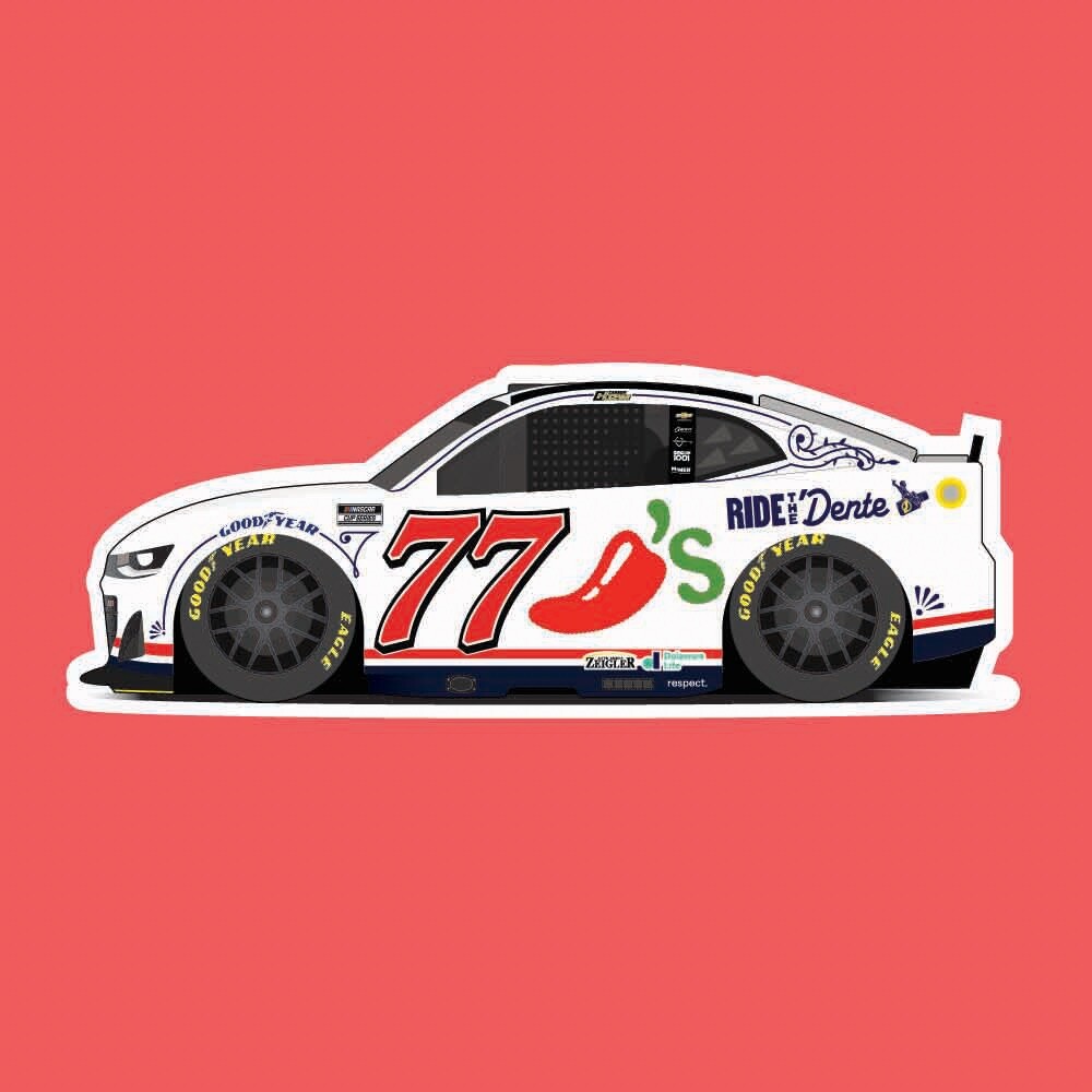 2025 NASCAR Carson Hocevar Chili's Sticker
