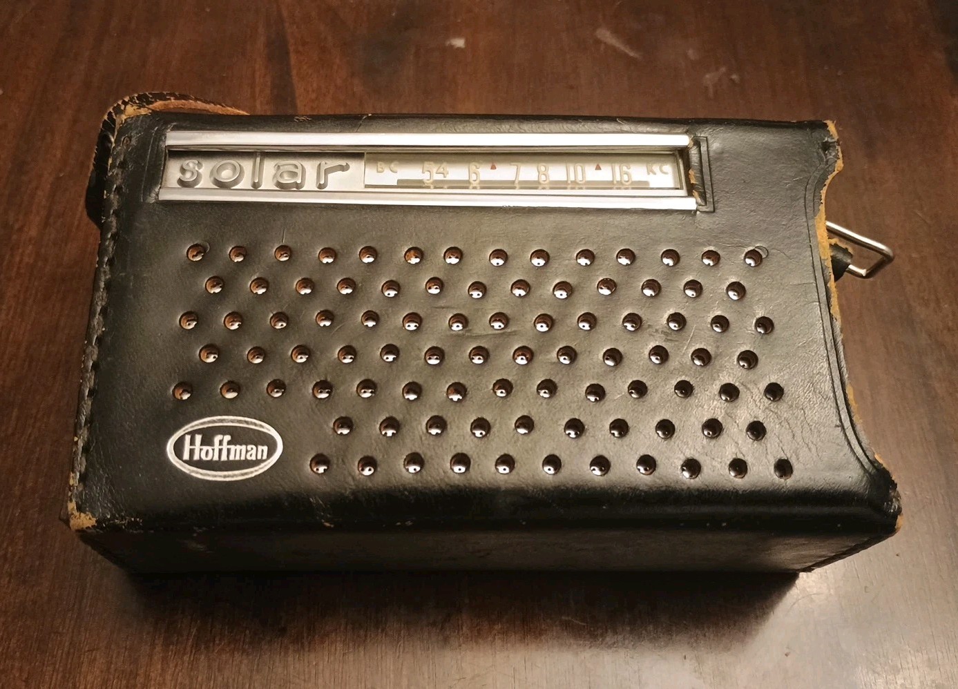 Vintage Hoffman Solar 9 transistor radio KP-709X Untested Pre-owned