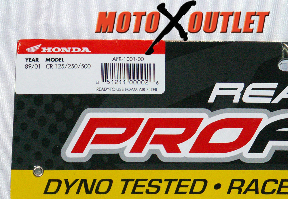 Honda CR 250 Air Filter Maxima Pro Filter 1989 1990 1991 - 2001 CR250