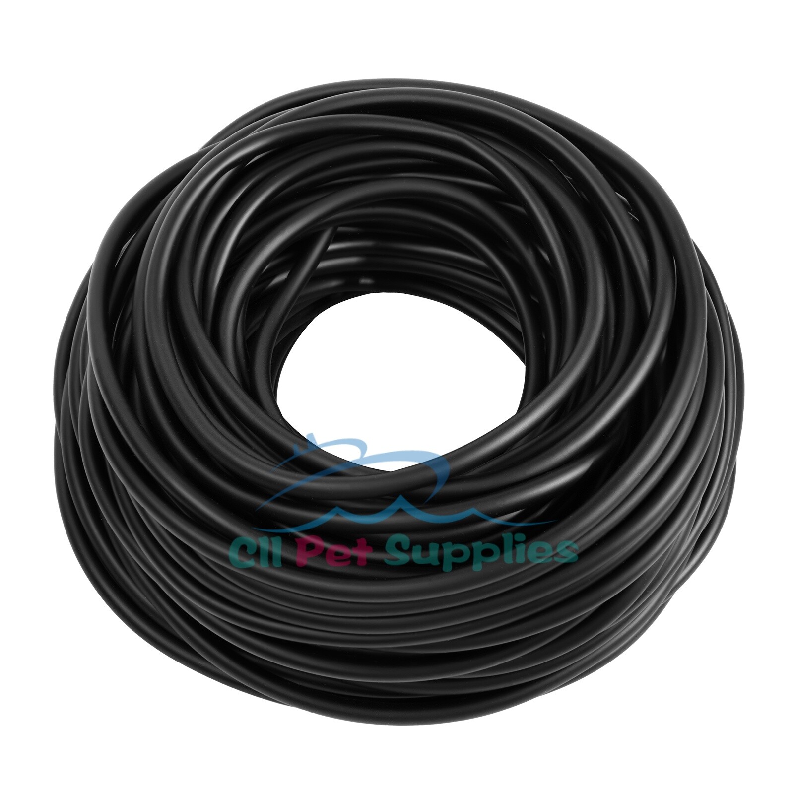 AQUANEAT Aquarium Black Airline Tubing 50/100 Feet Standard 3/16” Tubing