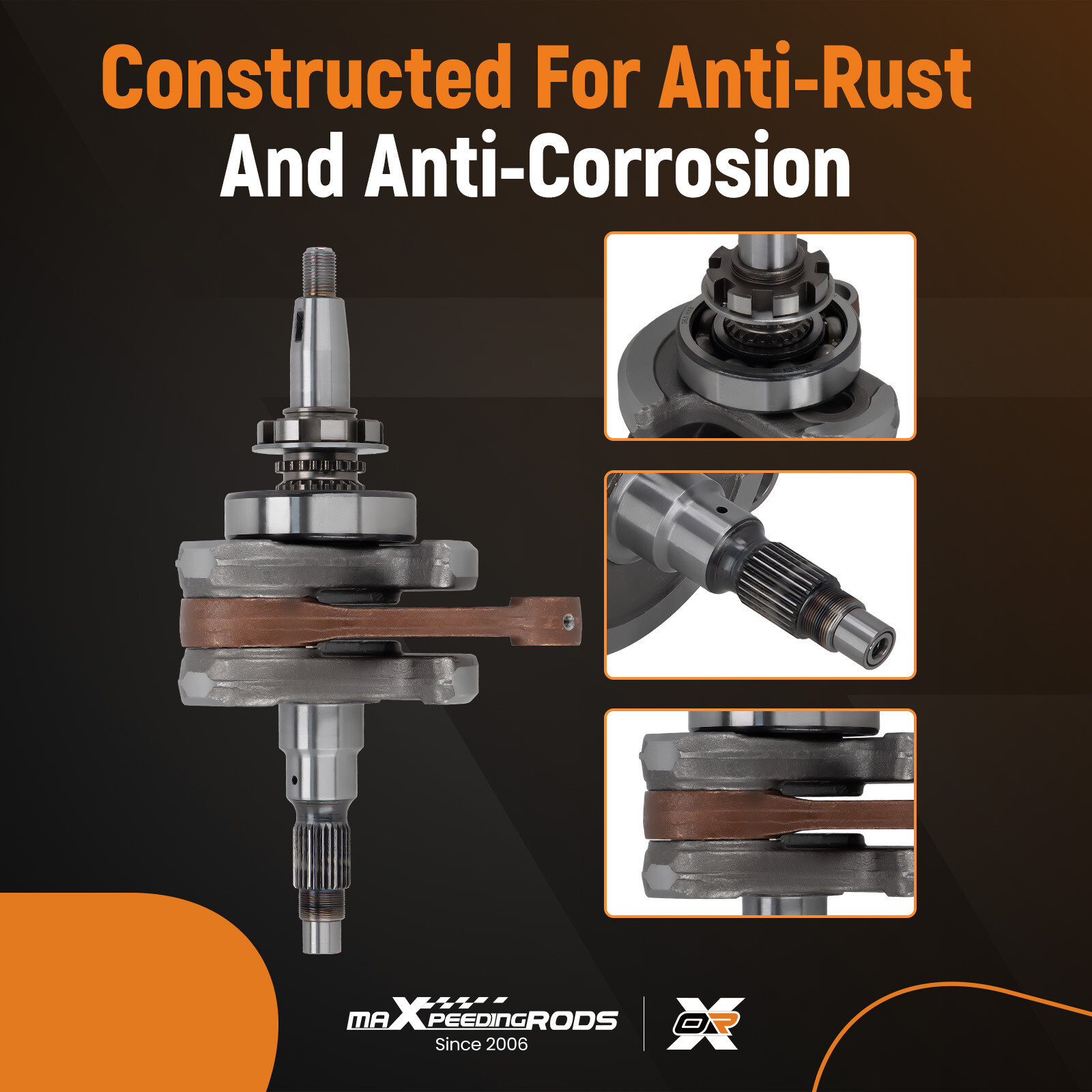 Crankshaft Crank Shaft For Crank Shaft Yamaha Grizzly Kodiak Viking 700 14-2020