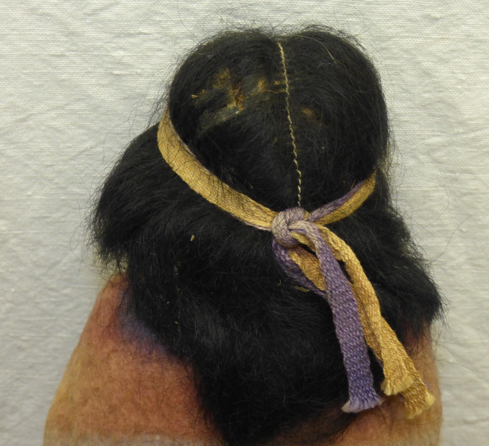 Skookum Dolls 10" Male & 9" Female w/ Taped Feet Side Glancing Eyes Vintage Pair