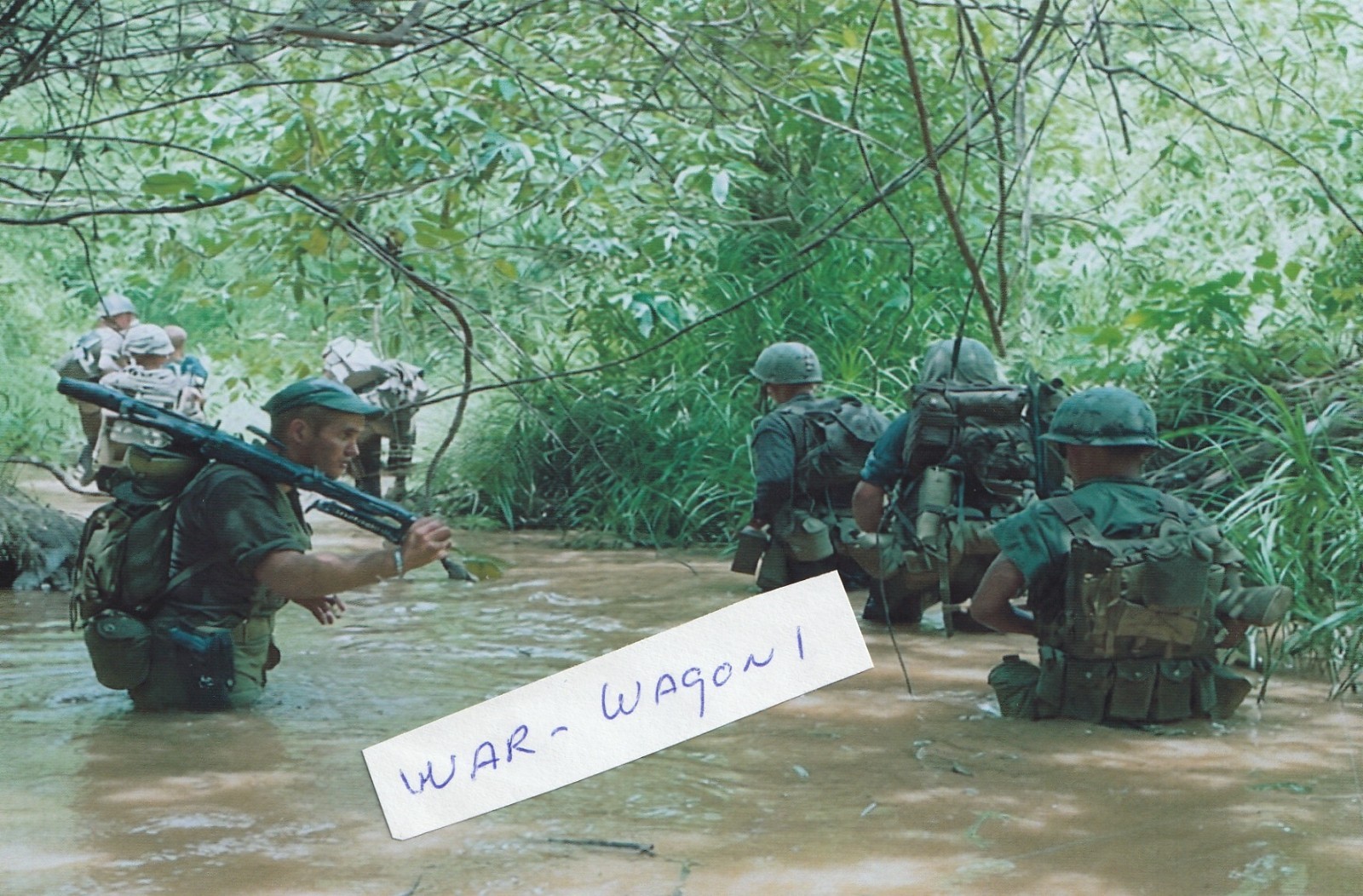 Vietnam  War  Photos --Soldiers On The Move